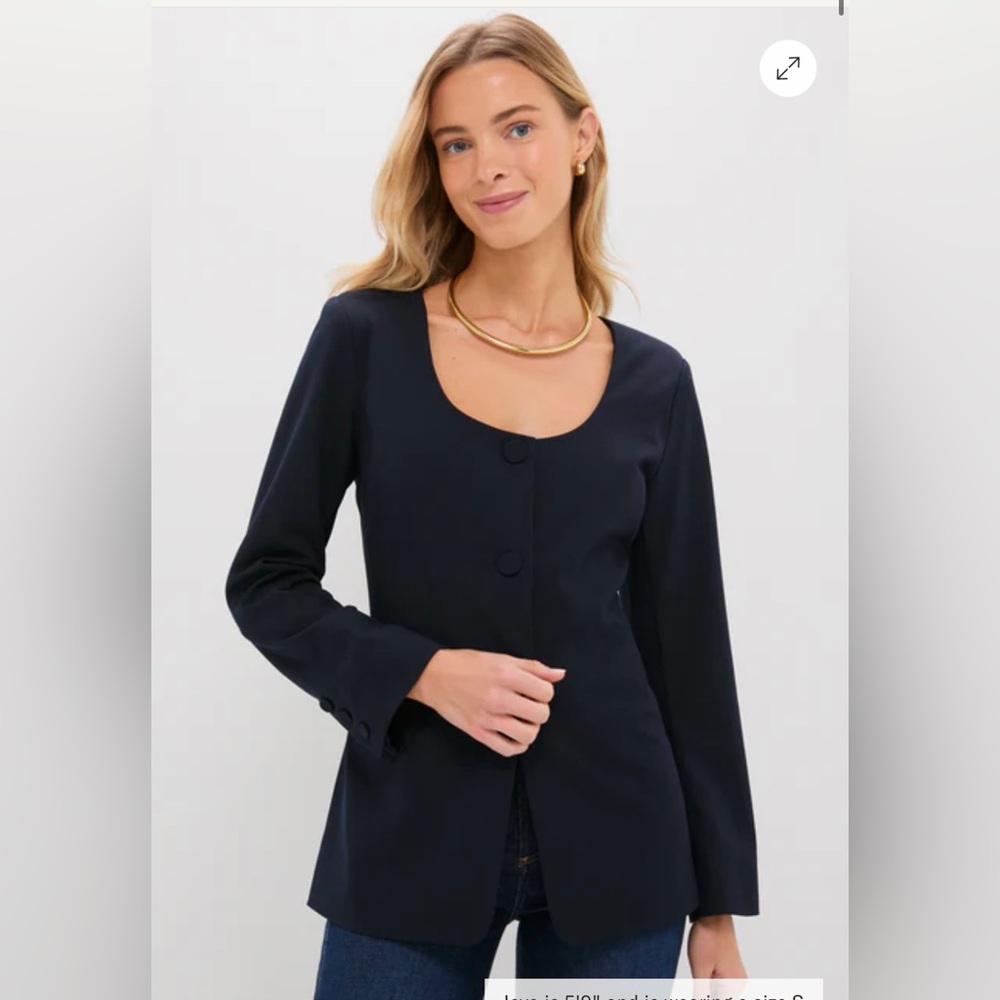 Tuckernuck Navy Long Sleeve Shane Top